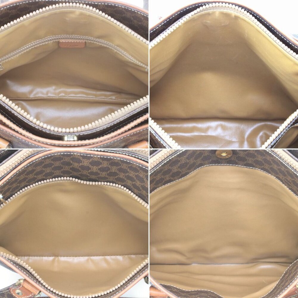 Celine Macadam Pattern Tote Bag Brown - Picture 9 of 9
